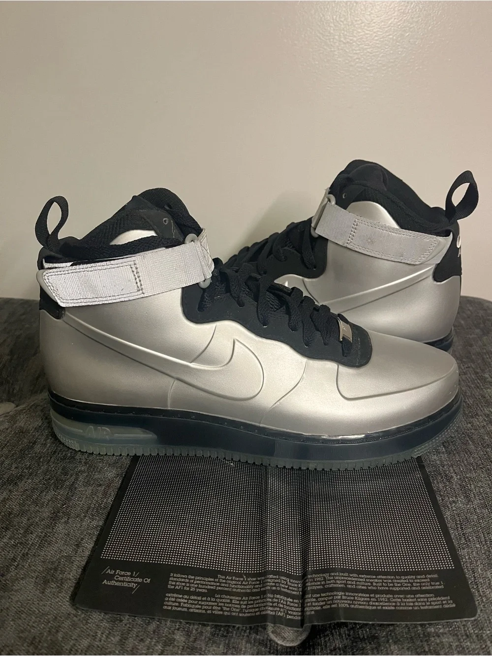 2010 Nike Air Force 1  Foamposite size 10.5